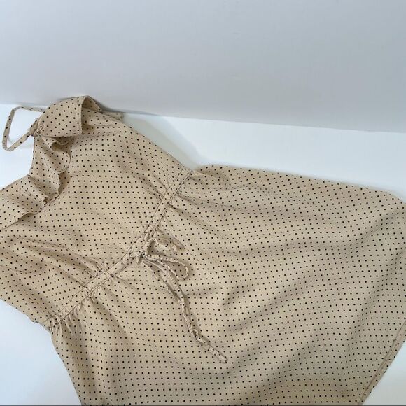 Dress| H&M| polka dots shirt dress| size XSmall - Picture 13 of 14